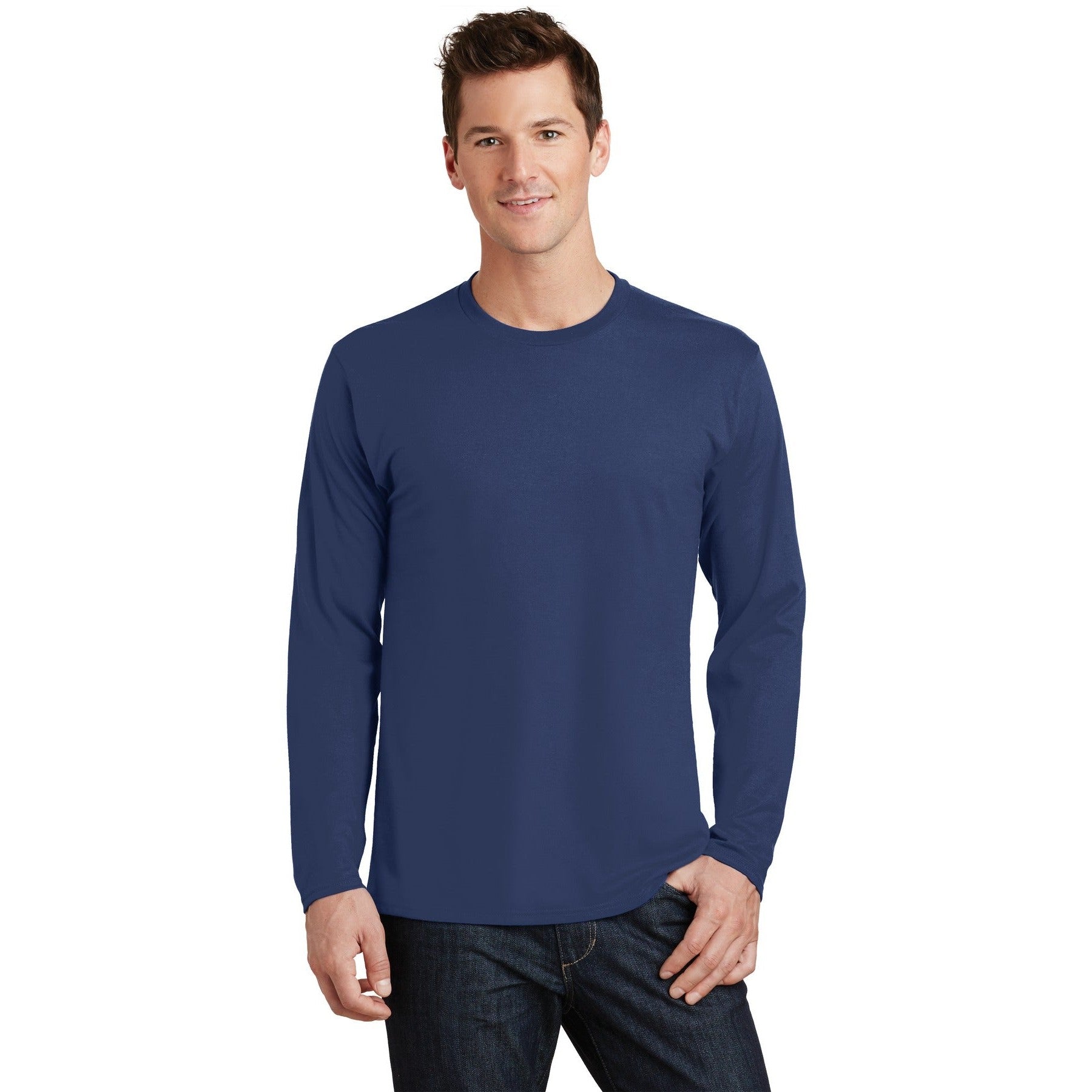 Port & Company-Port & Company® Long Sleeve Fan Favorite Tee. PC450LS-MedTech-14